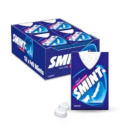 Smint Mint, 12 Dispenser mit je 40 zuckerfreien Minz-Pastillen für frischen Atem
