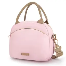 TOURIT Kühltasche Damen 9.4L - Niedliche Lunchtasche für Arbeit, Büro und Picknick in Pink