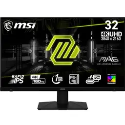 MSI MAG 322UPF 32" 4K Gaming Monitor - 160 Hz, 1 ms, HDR 400, Adaptive Sync, Schwarz