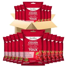 Herbion Naturals Zuckerfreie Hustenbonbons mit Kirschgeschmack - 40er Pack