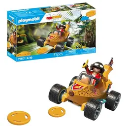 PLAYMOBIL Fun Stars Rasende Banane Spielzeugauto mit Schießfunktion