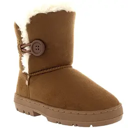 Mädchen Winterstiefel gefüttert, bequem und warm, Größe 28 EU, in Licht Tan