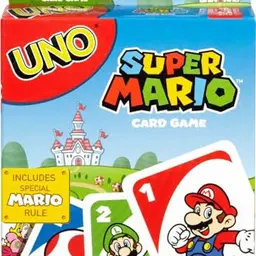 UNO Super Mario Kartenspiel für 2-10 Spieler, ab 7 Jahren