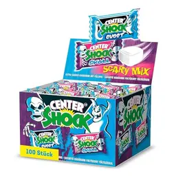 Center Shock Scary Mix - 100 extra-saurer Kaugummis, perfekt für Geburtstage, Piñata, Candy-Bar, Schultüte & Weihnachten, 400g