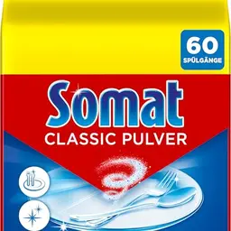 Somat Pulver Classic (60 Spülgänge) – Spülmaschinenpulver für strahlend sauberes Geschirr