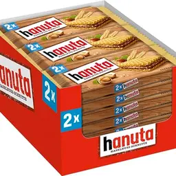 Hanuta Haselnuss-Schnitten - Knusprige Waffeln (18x44g)