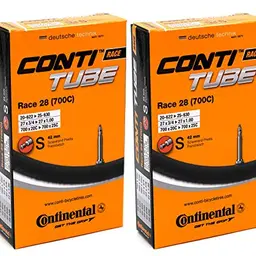 Continental Unisex Schlauch 20/25-622/630, schwarz, 2 Stück
