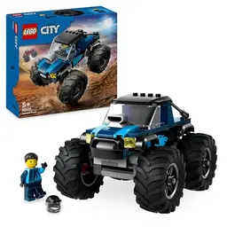 LEGO City Blauer Monstertruck – Offroad-Auto-Spielzeug mit Rennfahrer-Minifigur, ideales Geschenk für Kinder ab 5 Jahren