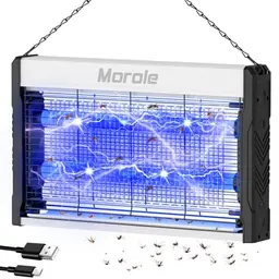 Morole 3200V Insektenvernichter mit UV-LED, Kabel, Wandmontage, für Garten & Innen