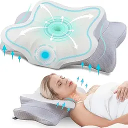 DONAMA Memory Foam Nackenkissen für Seitenschläfer