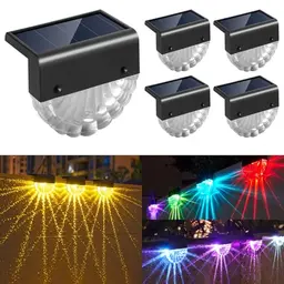 CNMTCCO Solarlampen für den Garten, IP65 wasserdicht, farbveränderliche Beleuchtung für Outdoor-Dekoration