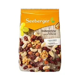 Seeberger Studentenfutter: Nuss-Frucht-Mischung mit Haselnüssen, Mandeln, Walnüssen, Cashews & Rosinen - 1 kg