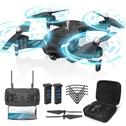 Wipkviey T26 Drohne mit 1080P Kamera, Faltbarer Quadcopter mit 2 Batterien und 26-30 Min Flugzeit