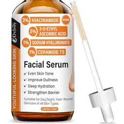 DEBAIY Vitamin C Gesichtsserum mit Niacinamid und Ceramiden – Anti-Aging & Faltenreduzierung (120 ml)