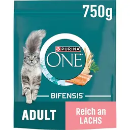 PURINA ONE BIFENSIS Adult Katzenfutter, reich an Lachs, 6er Pack