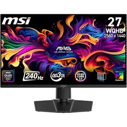 MSI MAG 273QP 26,5-Zoll QD-OLED Gaming Monitor – 2560 x 1440, 240 Hz, DisplayHDR True Black 400