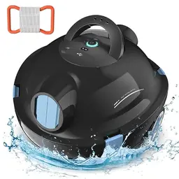 Kabelloser Poolroboter Y10 - Automatischer Poolsauger mit 90 Minuten Laufzeit, ideal für flache Pools