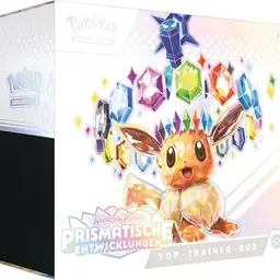 Pokémon-Sammelkartenspiel: Top-Trainer-Box Karmesin & Purpur – 9 Boosterpacks & Zubehör