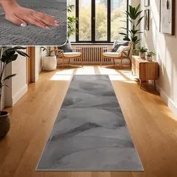 Paco Home Teppich Kunstfell Modern Elegant Weich Waschbar Flauschig Anthrazit 60x90 cm