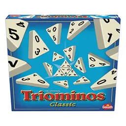 Goliath Triominos Classic - Familienspiel für 2-4 Spieler ab 6 Jahren - Taktik und Strategie für Jung und Alt