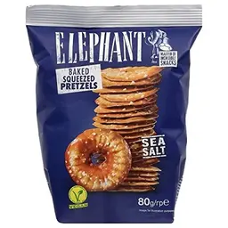 Elefanten-Prezel mit Meersalz, 80 g
