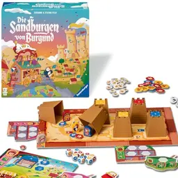 Ravensburger Die Sandburgen von Burgund - Kinderspiel für 2-4 Personen ab 5 Jahren