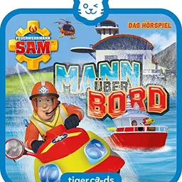 Tigermedia tigercard Feuerwehrmann Sam Hörspiel - Mann über Bord Abenteuer für Jungen - Audioplayer & Kindermusik Geschenkidee
