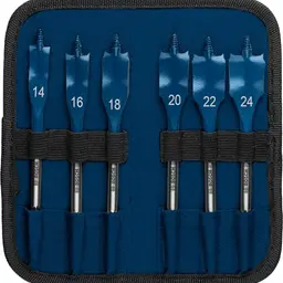 Bosch EXPERT Self Cut Flachfräsbohrer-Set für Holz und Spanplatten, Ø 14-24 mm, Profi Zubehör