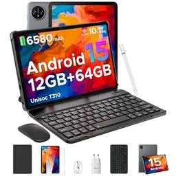 DOOGEE Tab A9 10 Zoll Tablet mit Tastatur, Stift und Hülle, 12GB RAM, 64GB Speicher, 6580mAh, Dual Speaker, 5G WiFi