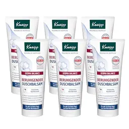 Kneipp DERMA BALANCE Beruhigender Duschbalsam für trockene Haut und Neurodermitis, 6x200ml