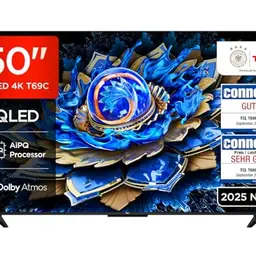TCL 50T69C 50 Zoll QLED 4K HDR Smart TV mit Google Assistant & Alexa