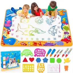 Wasser-Kritzelmatte – Mal- und Schreibtafel für Kinder, Zauberstift-Spielzeug für Jungen und Mädchen