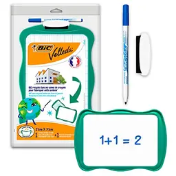 Bic Velleda Whiteboard 21x31cm mit Stift und Wischer