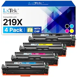 LxTek 219X Toner Schwarz für HP Color LaserJet Pro MFP 3302 – 4er-Pack, kompatibel