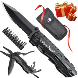 Multitool Taschenmesser - Ideal als Geschenk für Männer zum Valentinstag und Jahrestag