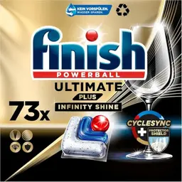 Finish Ultimate Plus Infinity Shine Spülmaschinentabs 73 Caps