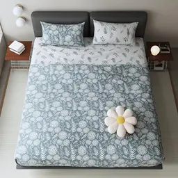 IRIXUDOR Spannbetttücher 90x195 cm, 3-teilig, Polycotton, Grau