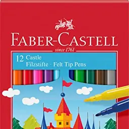 FABER-CASTELL Filzstift Castle, 12er Kartonetui