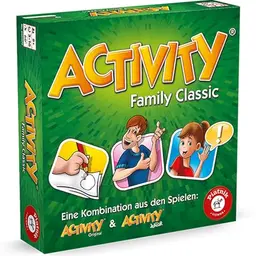 Piatnik 6050 Activity Family Classic - Pantomime, Zeichnen, Partyspiel für 3 bis 16 Spieler, ab 8 Jahren
