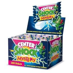 Center Shock Mystery Box - 100 Kaugummis, Extra Sauer, für Geburtstag und Weihnachten