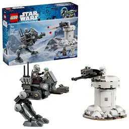 LEGO Star Wars 75444 Angriff des AT-RT - Modellbau mit Walker, Turm, Mandalorianer Minifigur & Grogu Figur