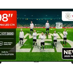TCL 98C7K 98 Zoll QD-Mini LED Fernseher, 4K HDR, Smart Google TV, 144Hz Motion Clarity Pro