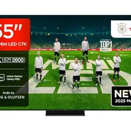 TCL 55C7K 55 Zoll QD-Mini LED Fernseher, 4K HDR, Smart TV mit Google TV und Dolby Atmos