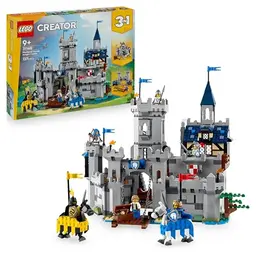 LEGO Creator Ritterburg - 3-in-1 Bauset mit 6 Minifiguren - Geschenk für Jungen und Mädchen ab 9 Jahren