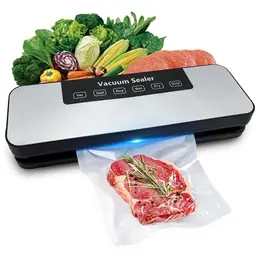 CATCHLUCK Vakuumiergerät Automatik für Lebensmittel | 6 Modi, 100W, 30cm Versiegelung