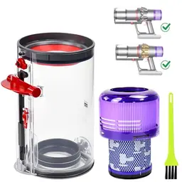 UHETLET Staubbehälter für Dyson V11 V15 - Ersatzteile und HEPA-Filter
