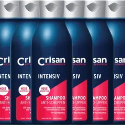 Crisan Anti-Schuppen Shampoo, 6 x 250 ml, Pflege für Kopfhaut & Haar