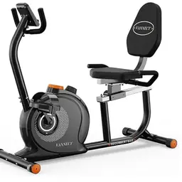 VANNECT Liegeergometer für Zuhause mit 16 Widerstandsstufen, leiser Heimtrainer mit großem Sitz und App-Konnektivität