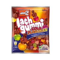 nimm2 Lachgummi Cola Flaschies – 200g – Fruchtgummi mit Cola- und Fruchtgeschmack