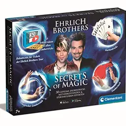 Clementoni Ehrlich Brothers Magic Set - Zauberkasten für Kinder ab 7 Jahren mit 30 Zaubertricks und 3D Erklärvideos